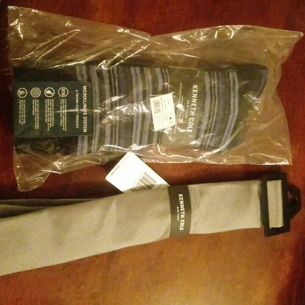 Mens socks and tie